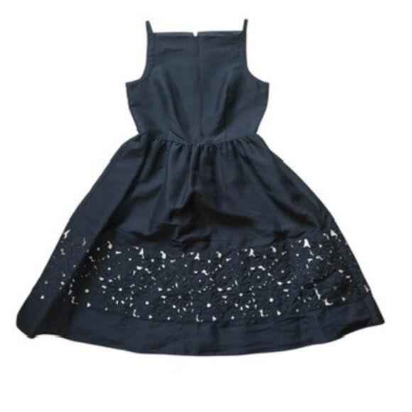 Kate Spade Dress Black US 4 fit and flare dress 50s style square neck LBD knee - Picture 11 of 13